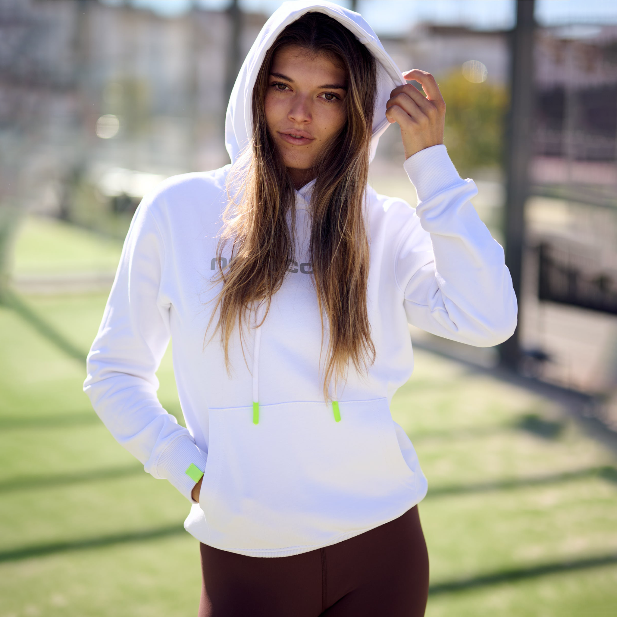 nordicdots Off Court Hoodie White