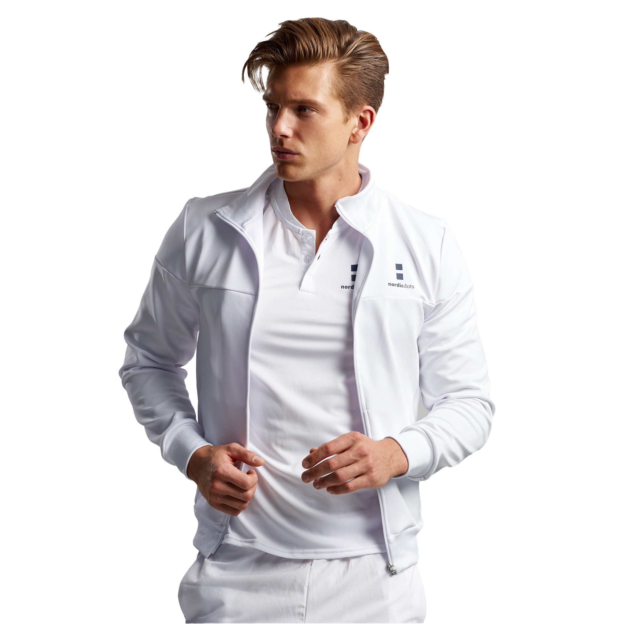 nordicdots Off Court Jacket White