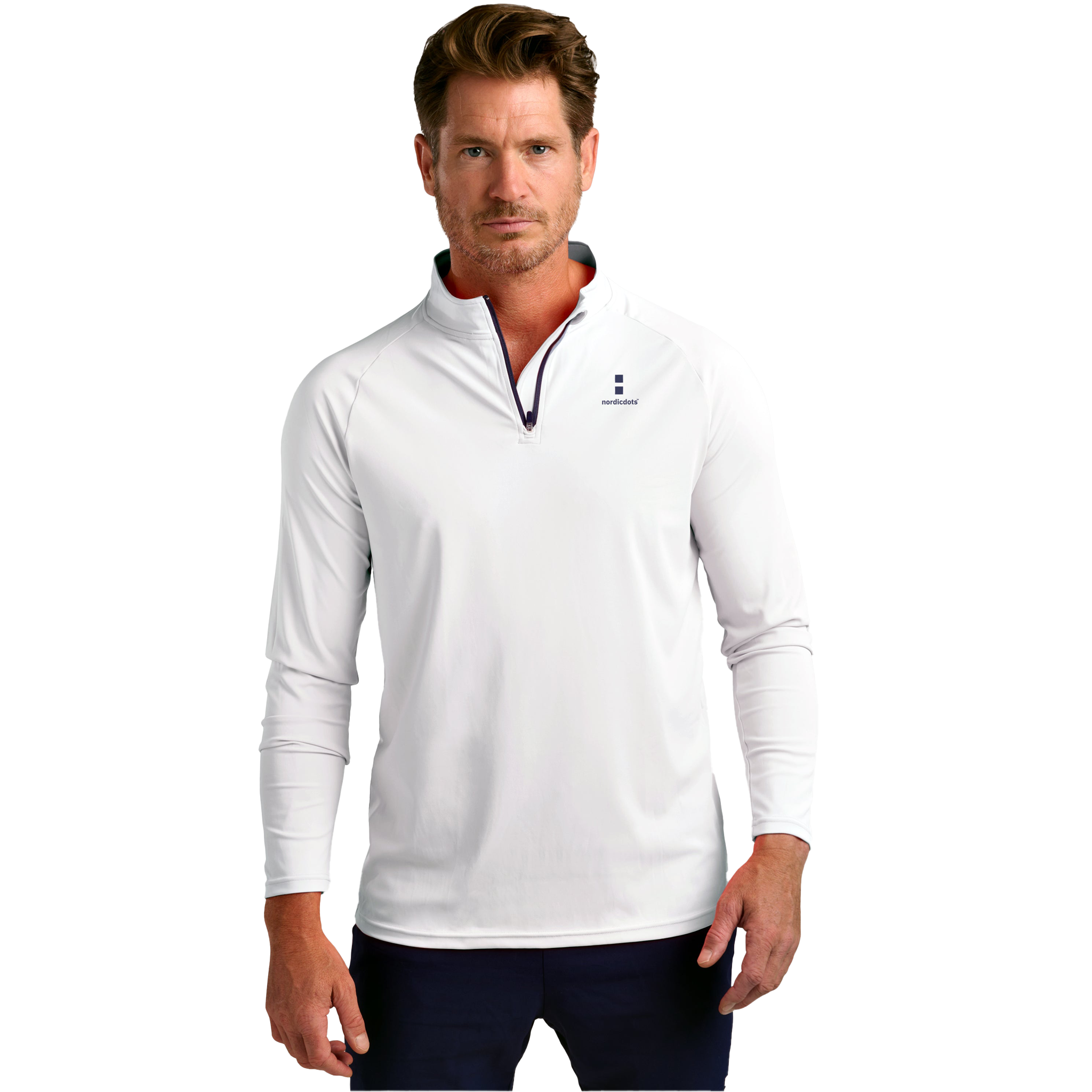 nordicdots Performance Long Sleeve White