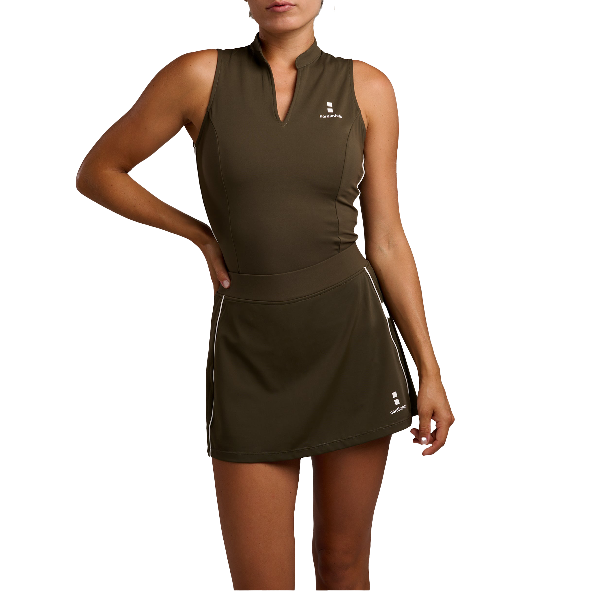 nordicdots Performance Skirt Olive