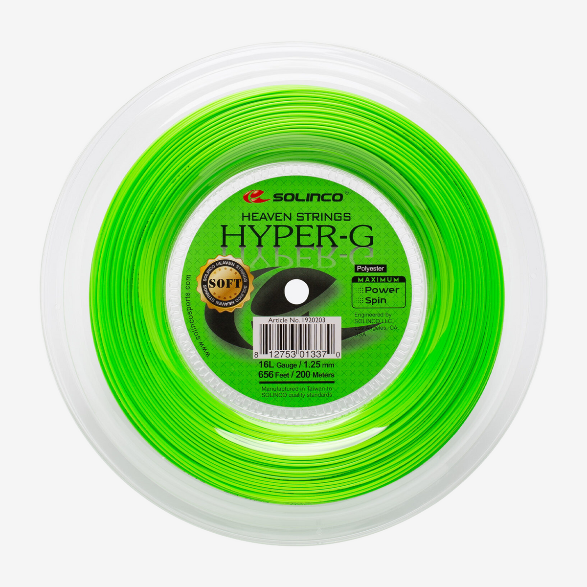 Solinco Hyper-G Soft 200m Reel