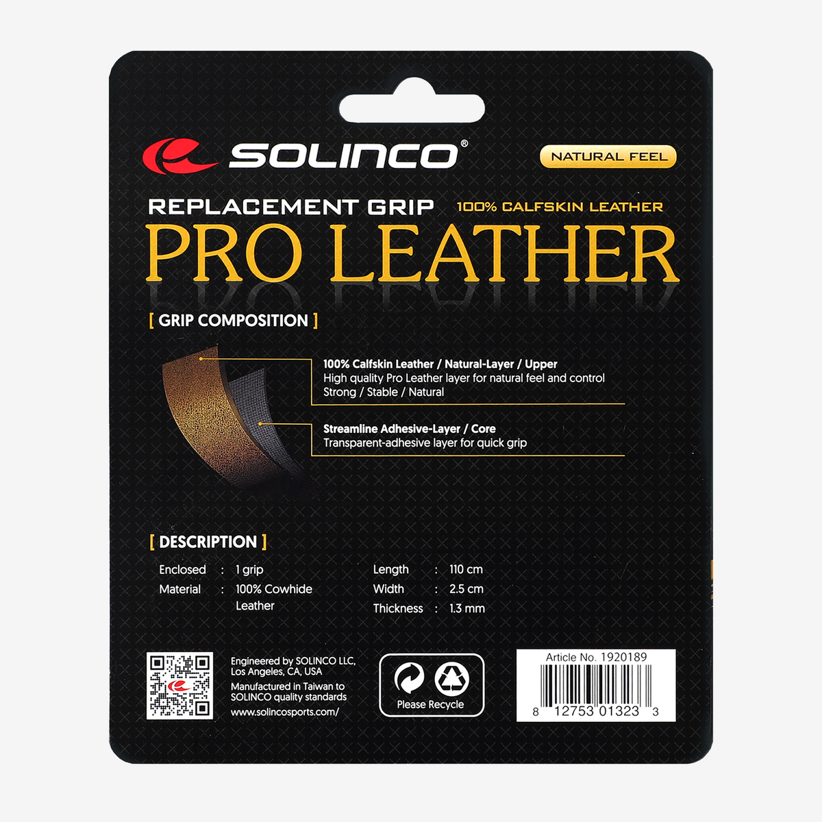 Solinco Pro-Leather Replacement Grip