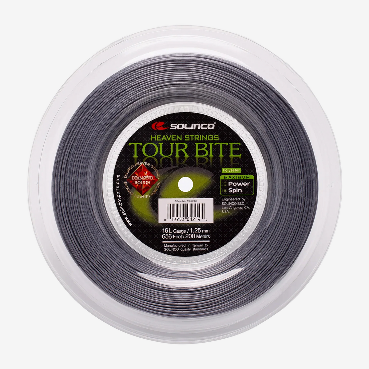 Solinco Tour Bite Diamond Rough 200m Reel