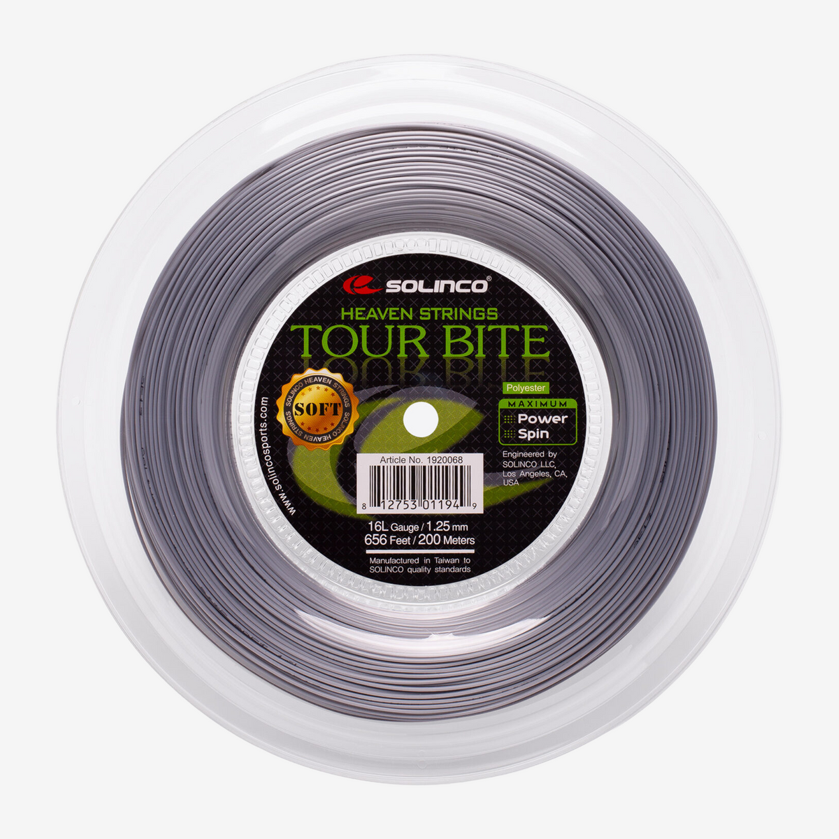 Solinco Tour Bite Soft 200m Reel