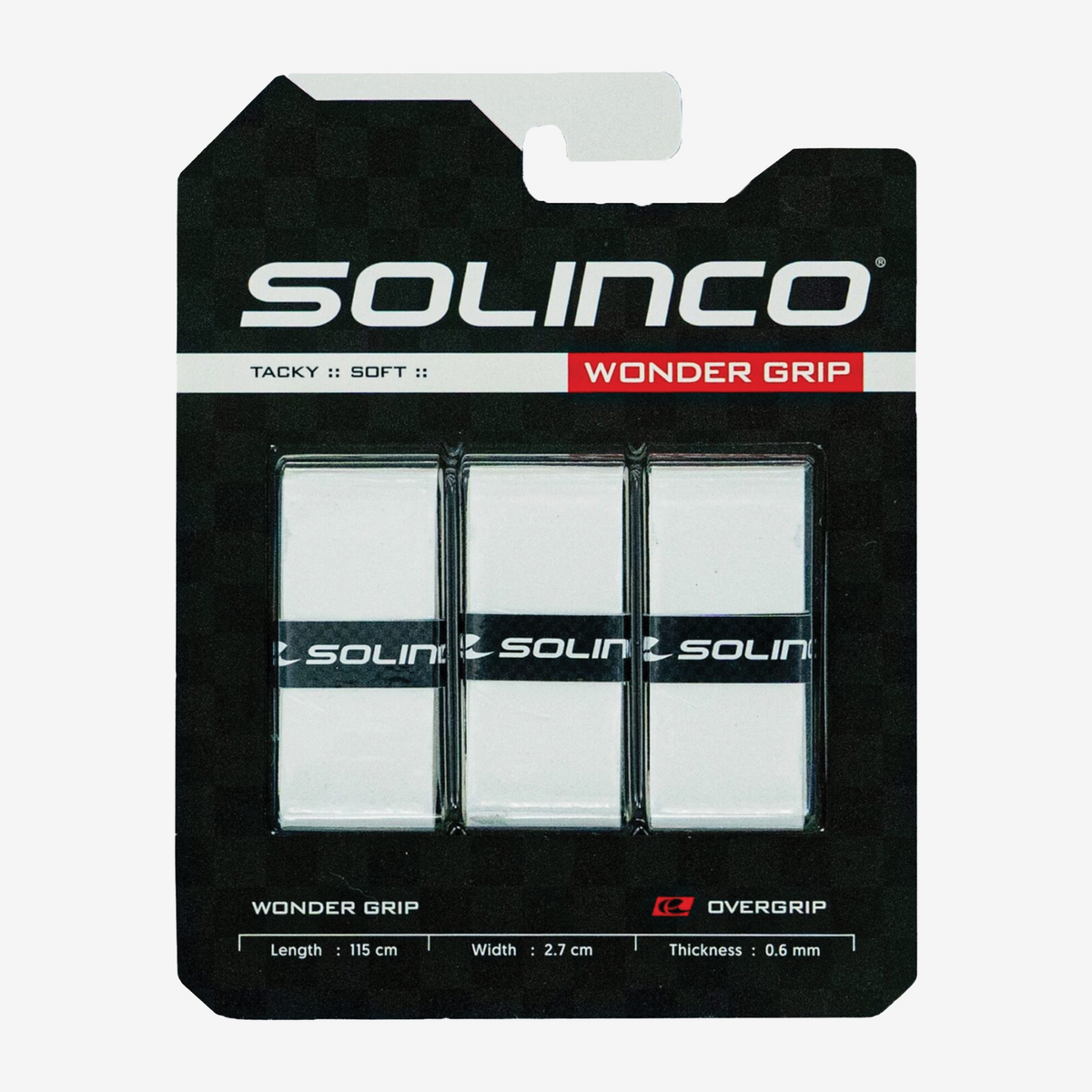 Solinco Wonder Grip 3pk White