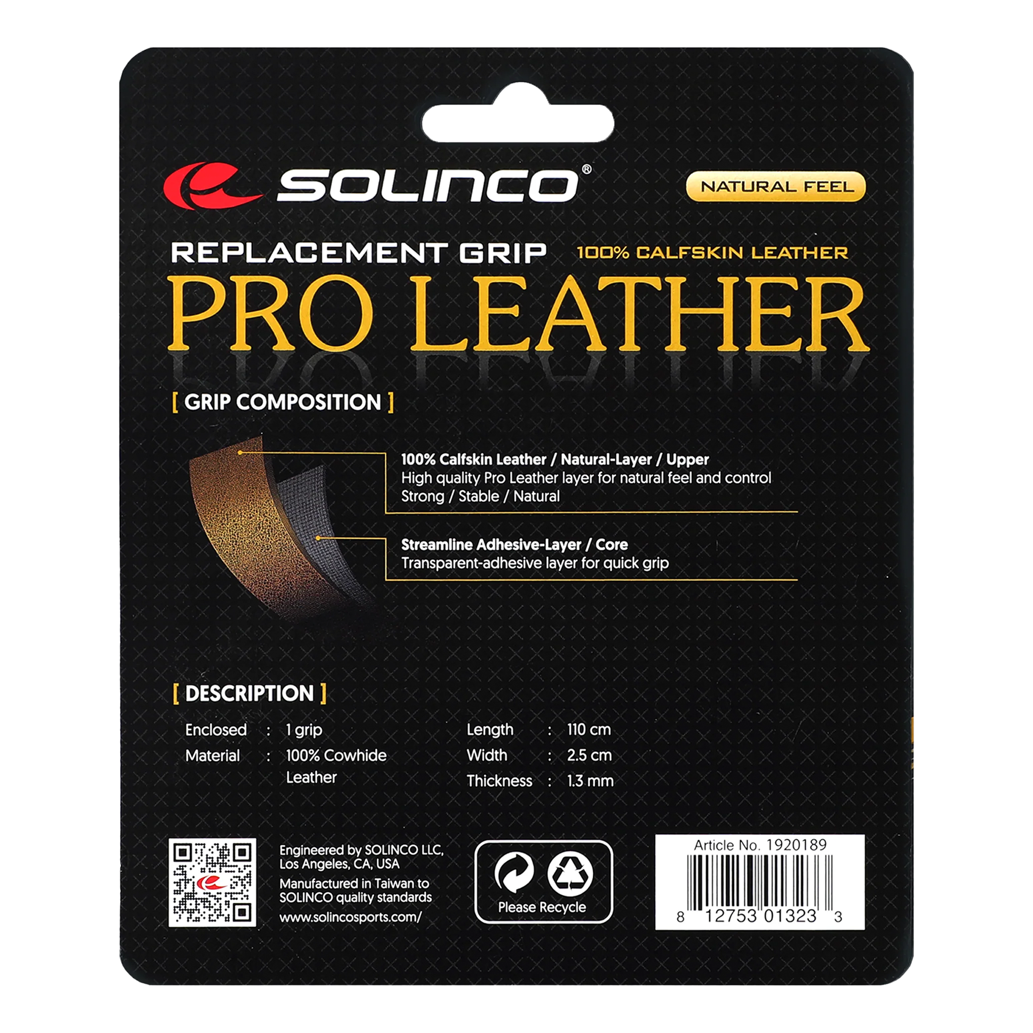 Solinco Pro-Leather Replacement Grip