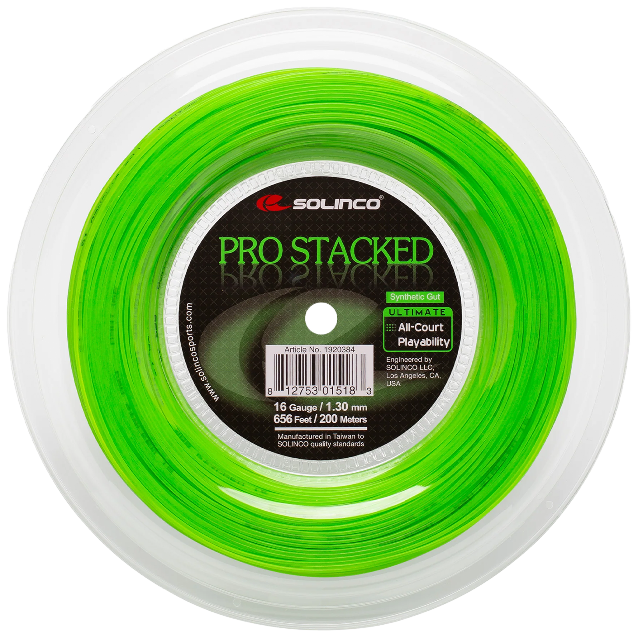 Solinco Pro stacked 200m reel