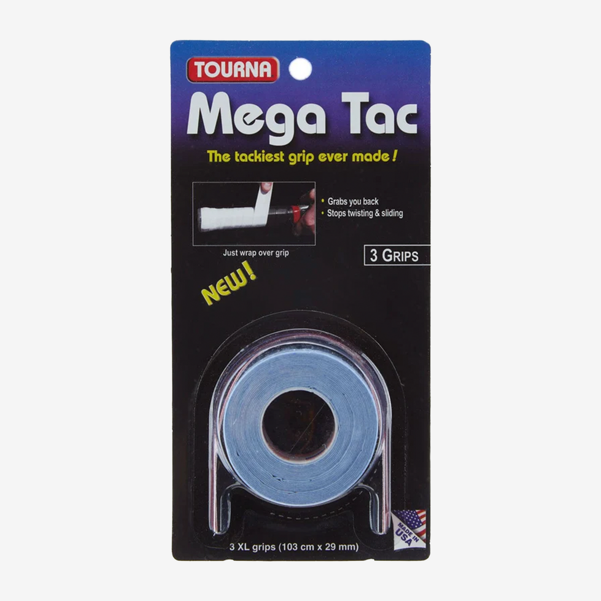 Tourna Mega Tac XL (3 Pack) Blue