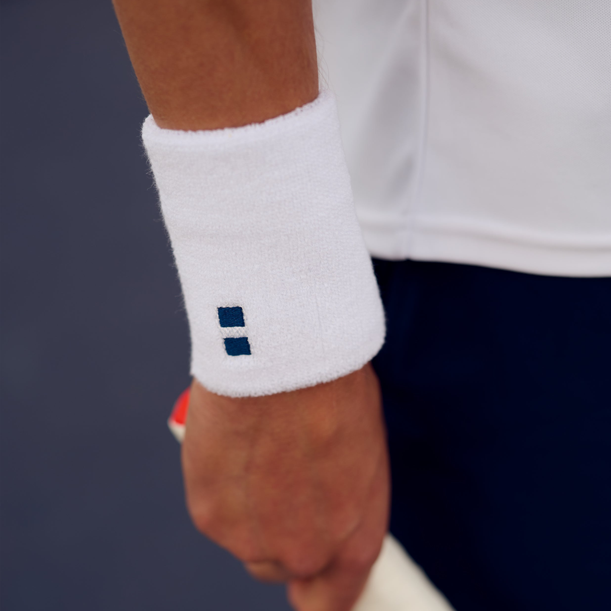 nordicdots Match Wristbands 4-Pack - White / Navy