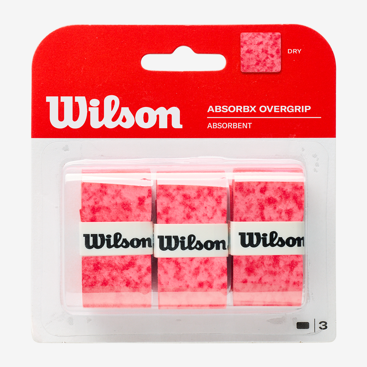 Wilson Absorbx Overgrip Red (3 Pack)