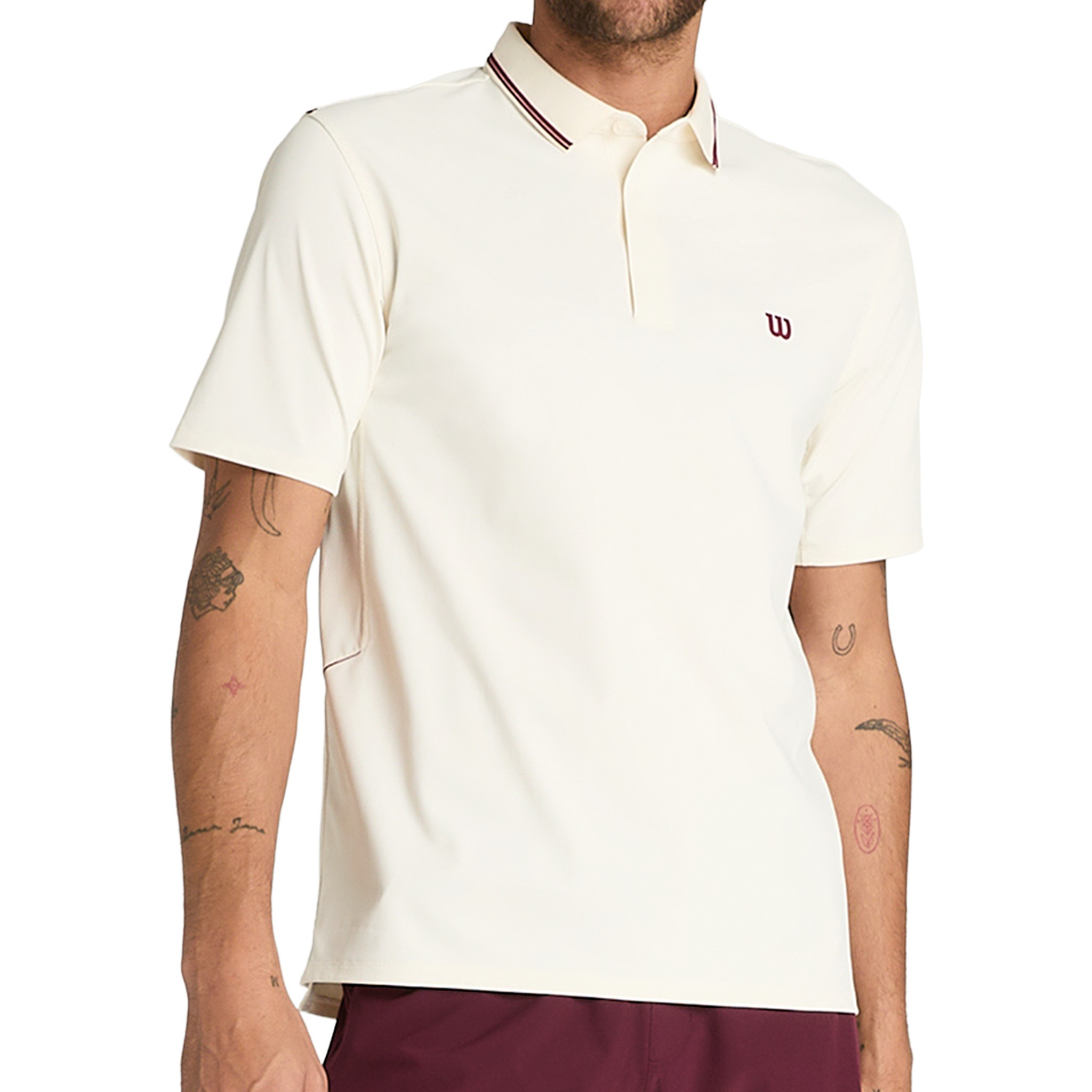 Wilson Challengers Technical Polo Men's Sandrift