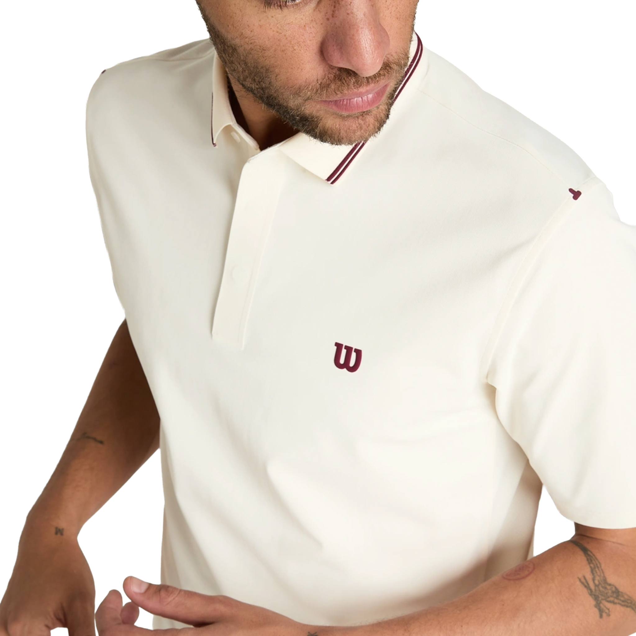 Wilson Challengers Technical Polo Men's Sandrift