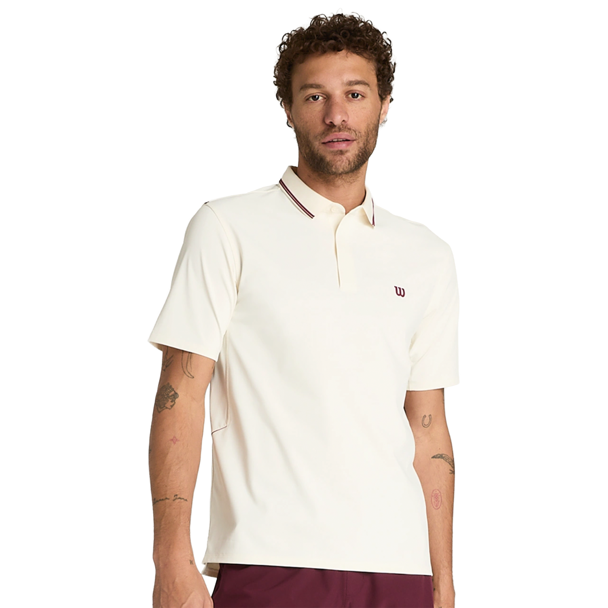 Wilson Challengers Technical Polo Men's Sandrift