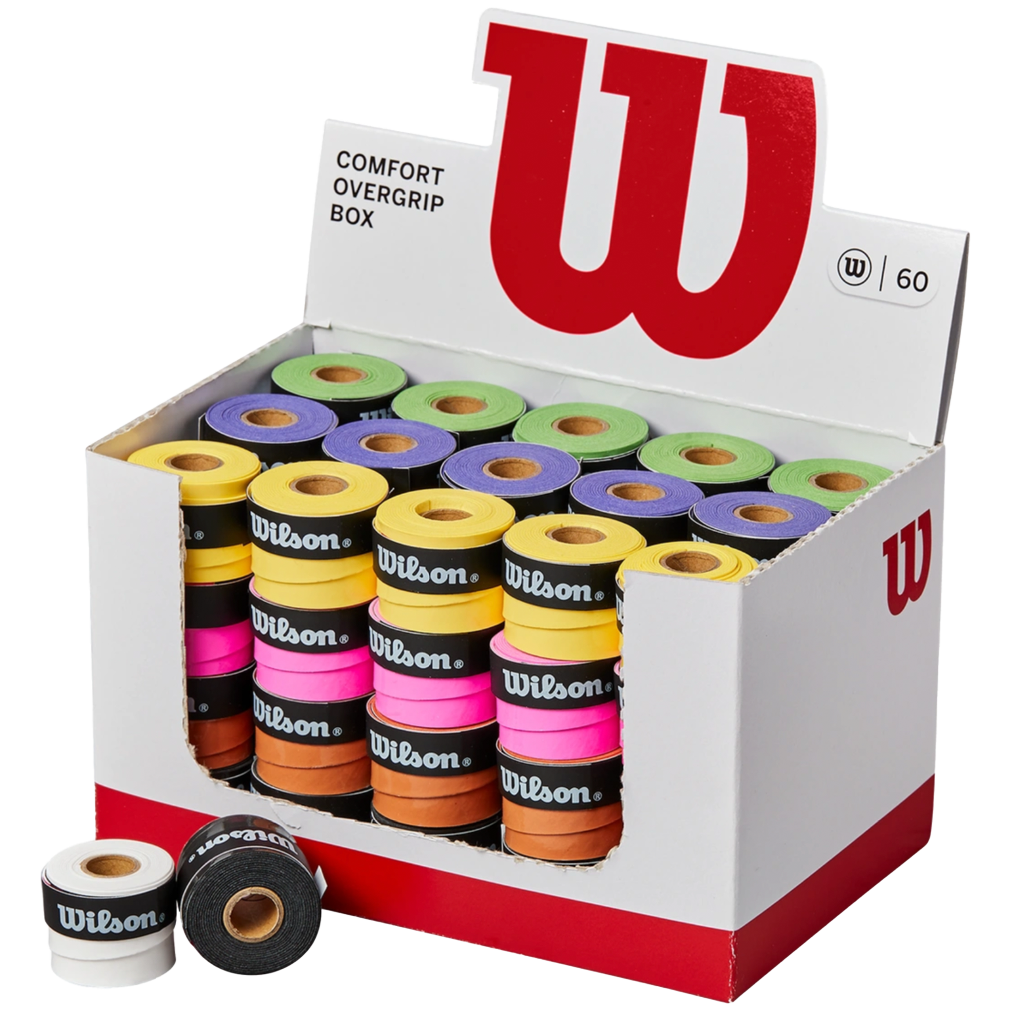 Wilson Comfort Overgrip (Multicolor) 60 Grip Box