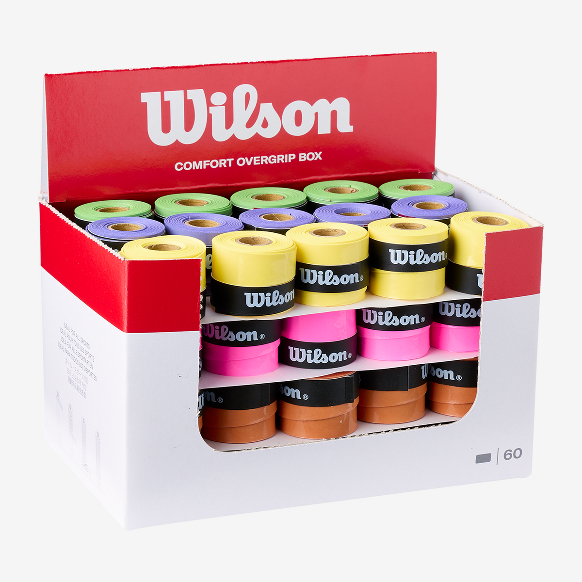 Wilson Ultra Comfort Overgrip (Multicolor) 60 Grip Box