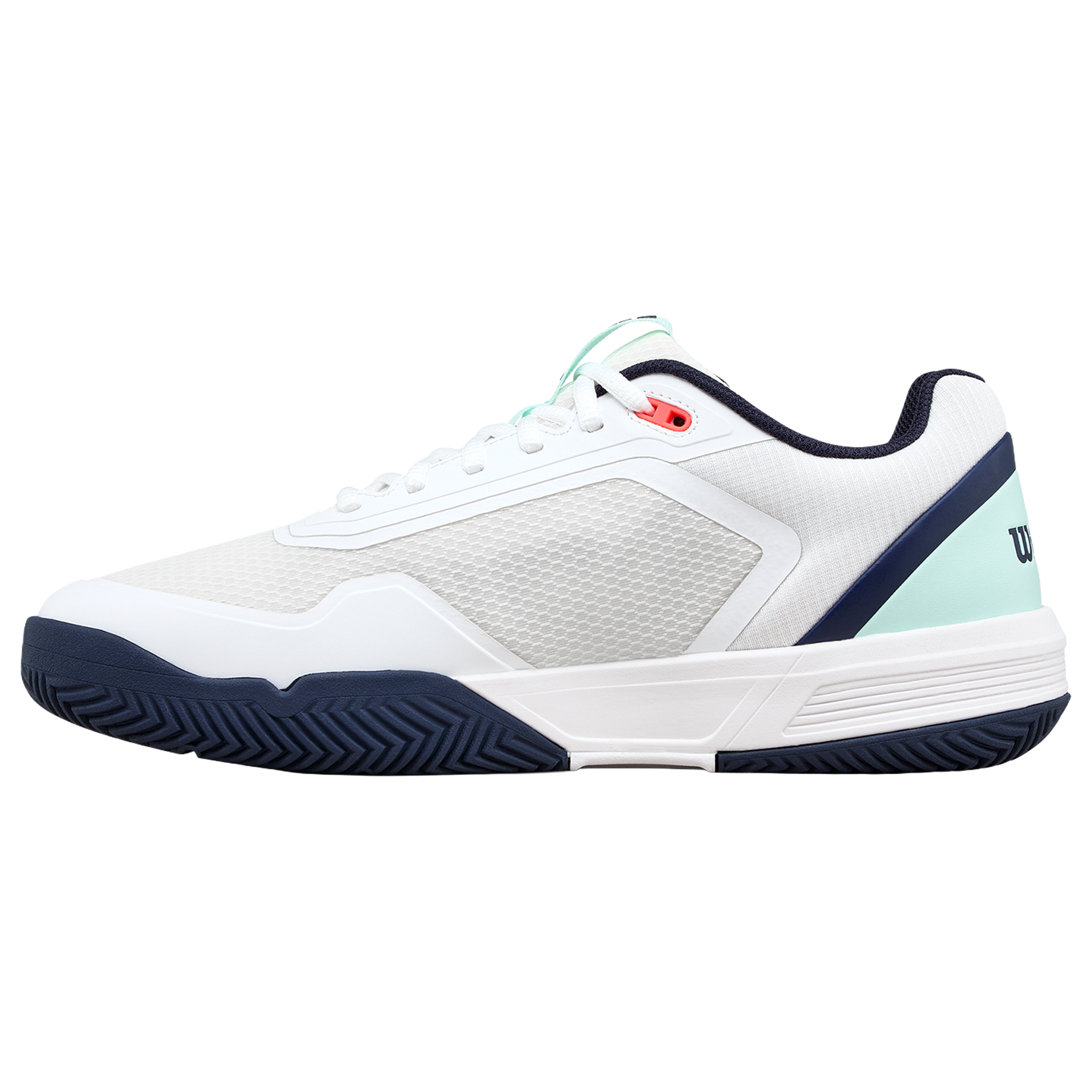 Wilson Courtglide Men's White/Bay/Fiery Coral
