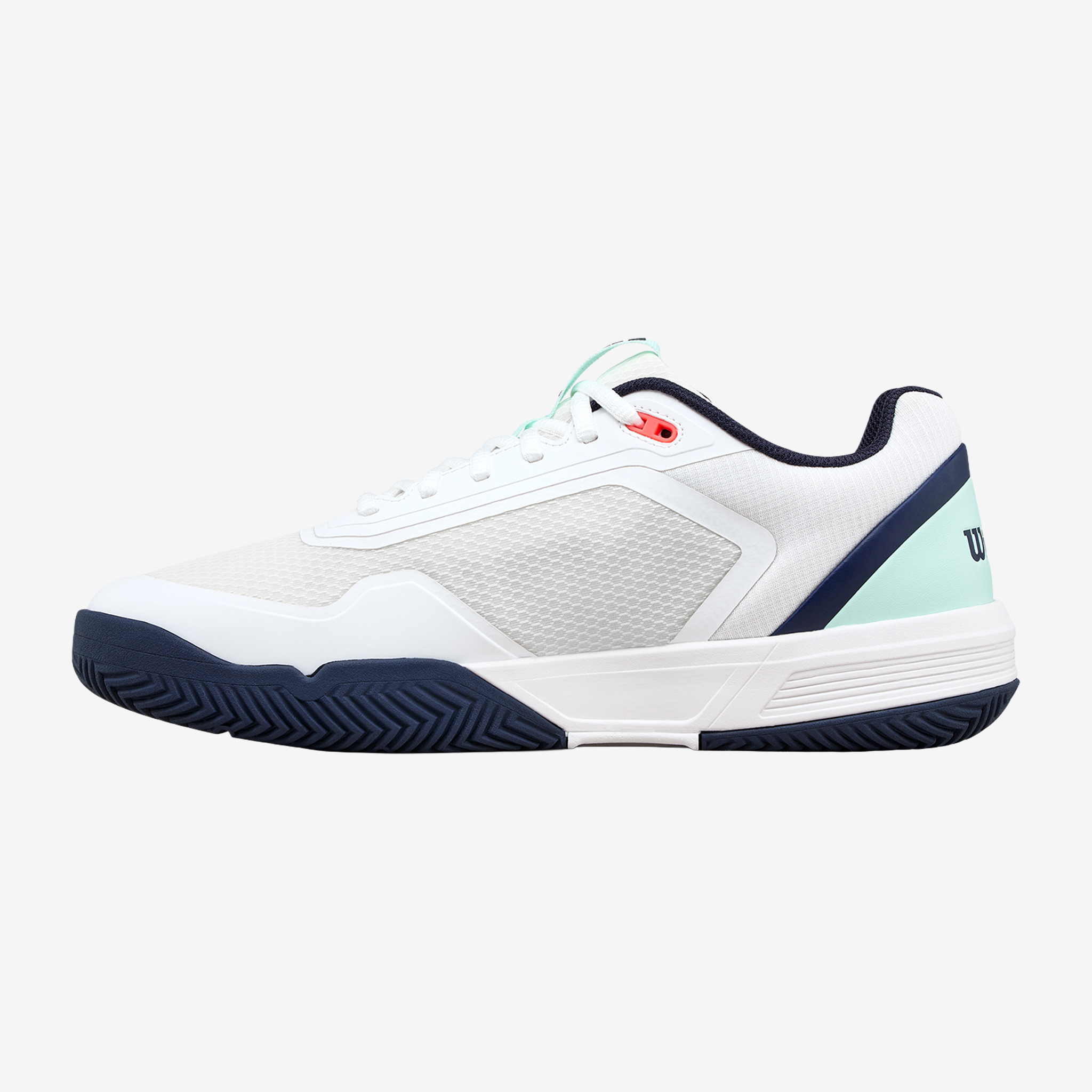 Wilson Courtglide Men's White/Bay/Fiery Coral