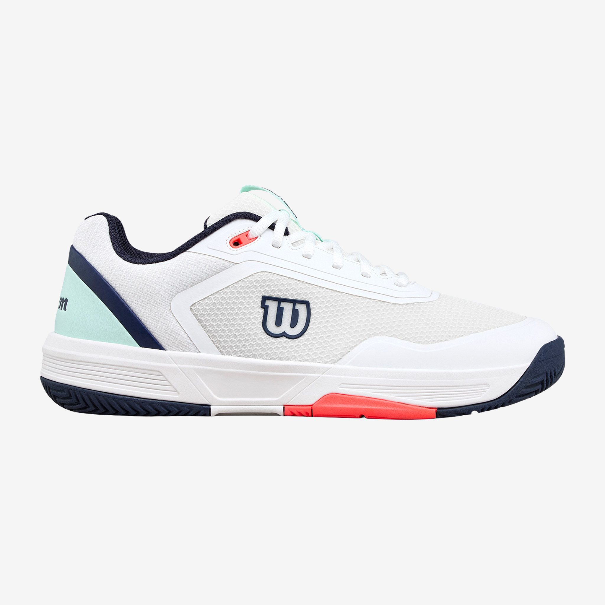 Wilson Courtglide Men's White/Bay/Fiery Coral