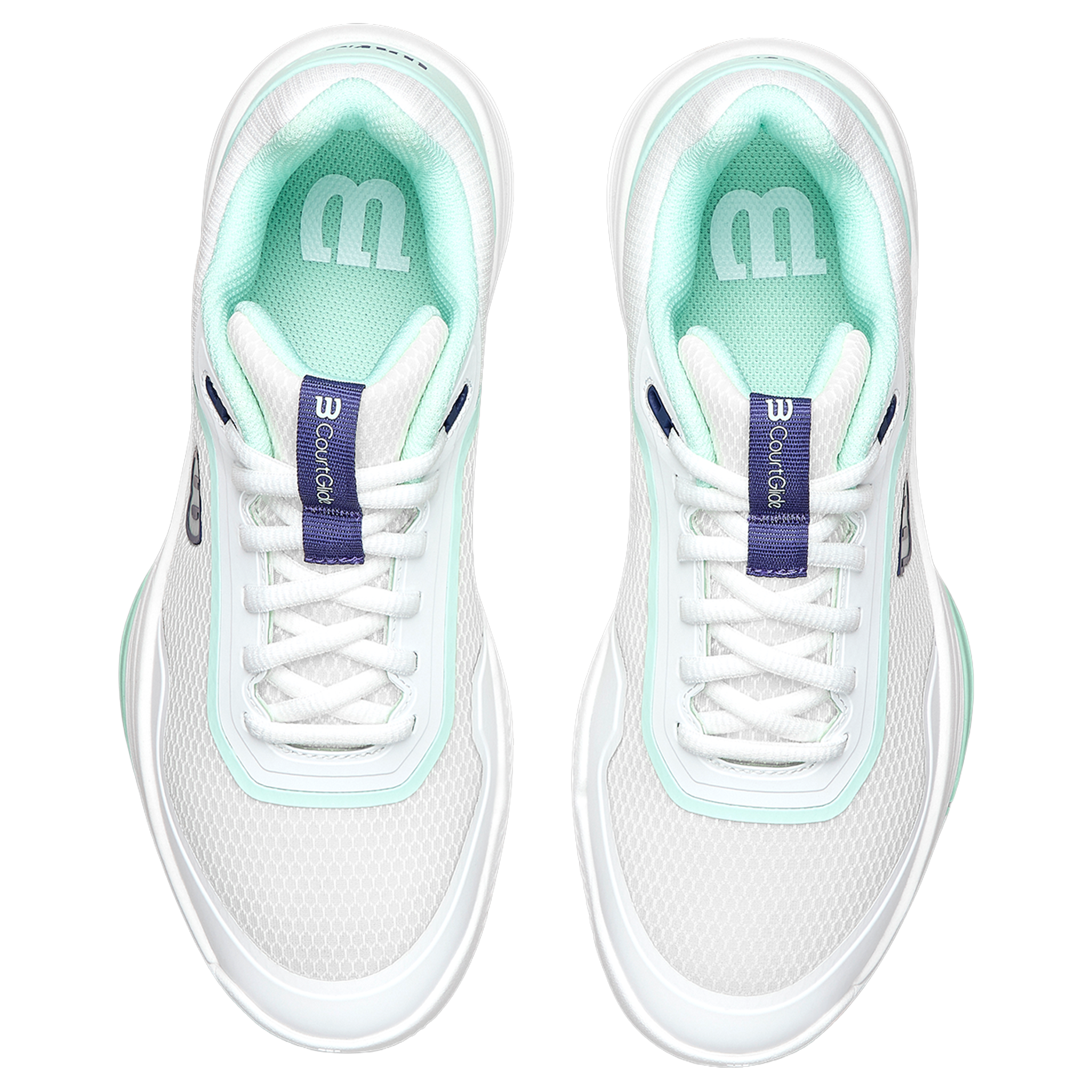Wilson Courtglide Women's White/Bay/Skipper Blue