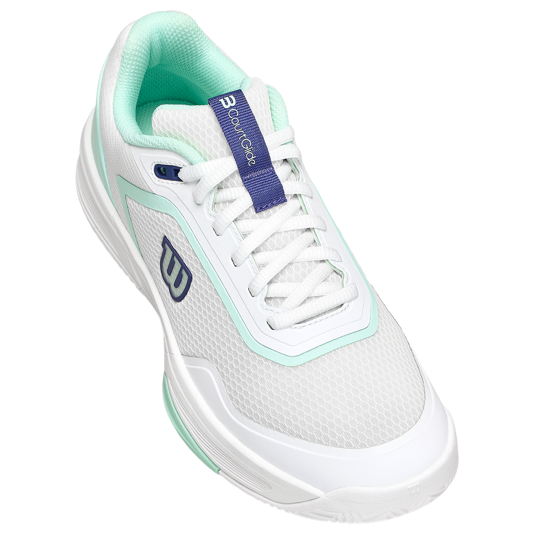 Wilson Courtglide Women's White/Bay/Skipper Blue