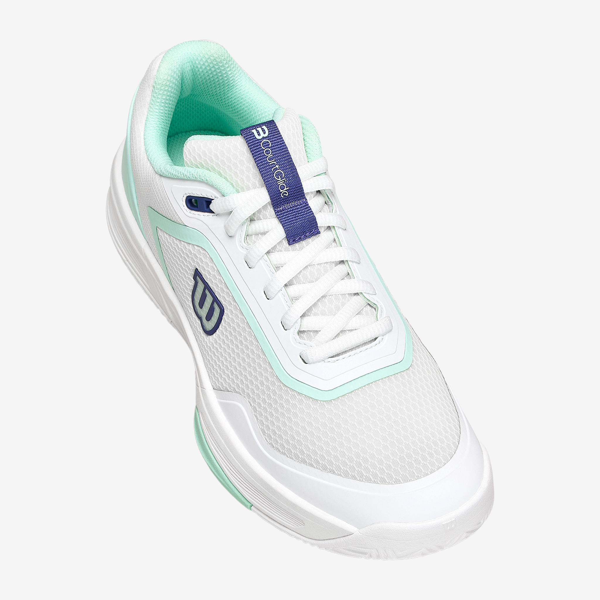 Wilson Courtglide Women's White/Bay/Skipper Blue