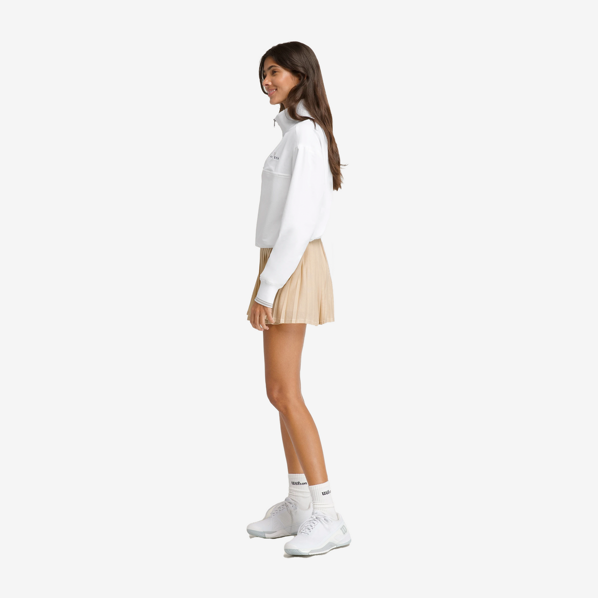 Wilson Davenport Woven Pop Over Women's White