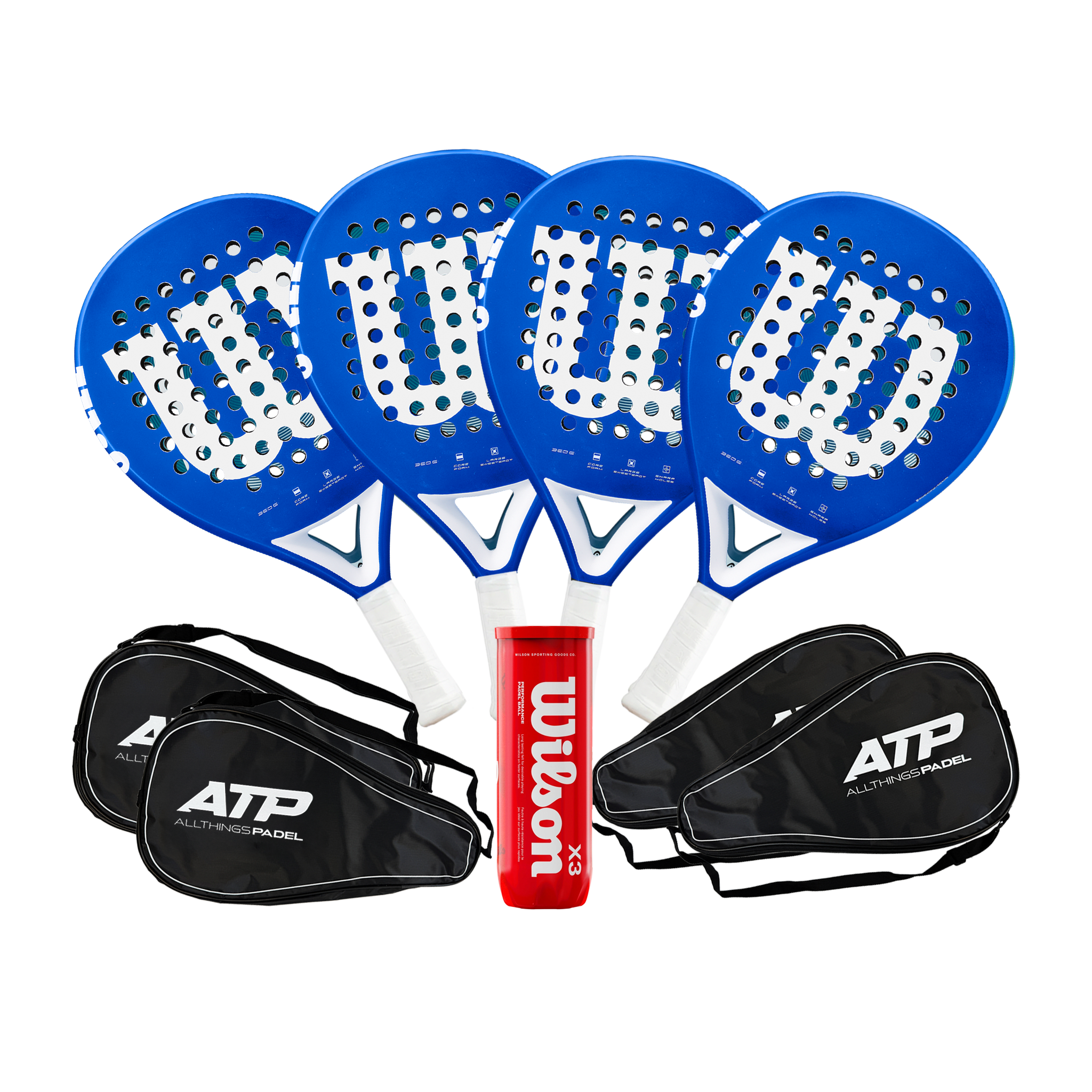 Wilson Elevate Padel Family Starter Pack