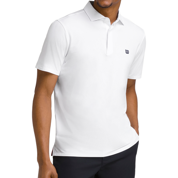 Wilson League Polo Men's Bright White - All Things Tennis ltd