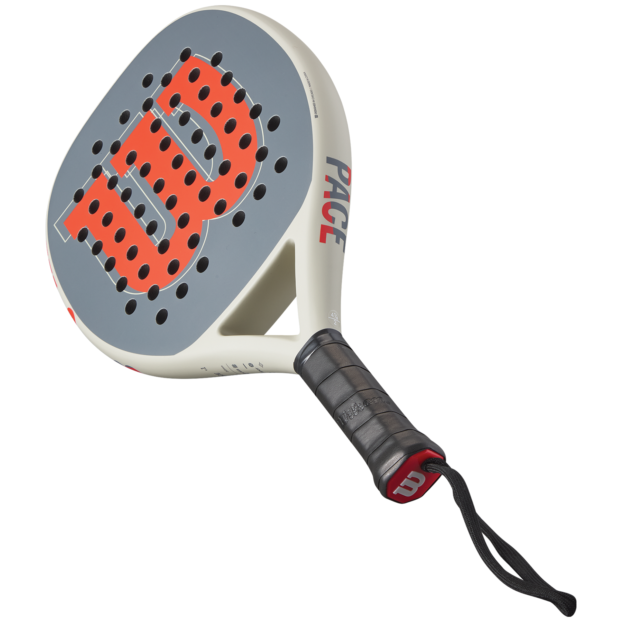 Wilson Pace V1 Padel Red