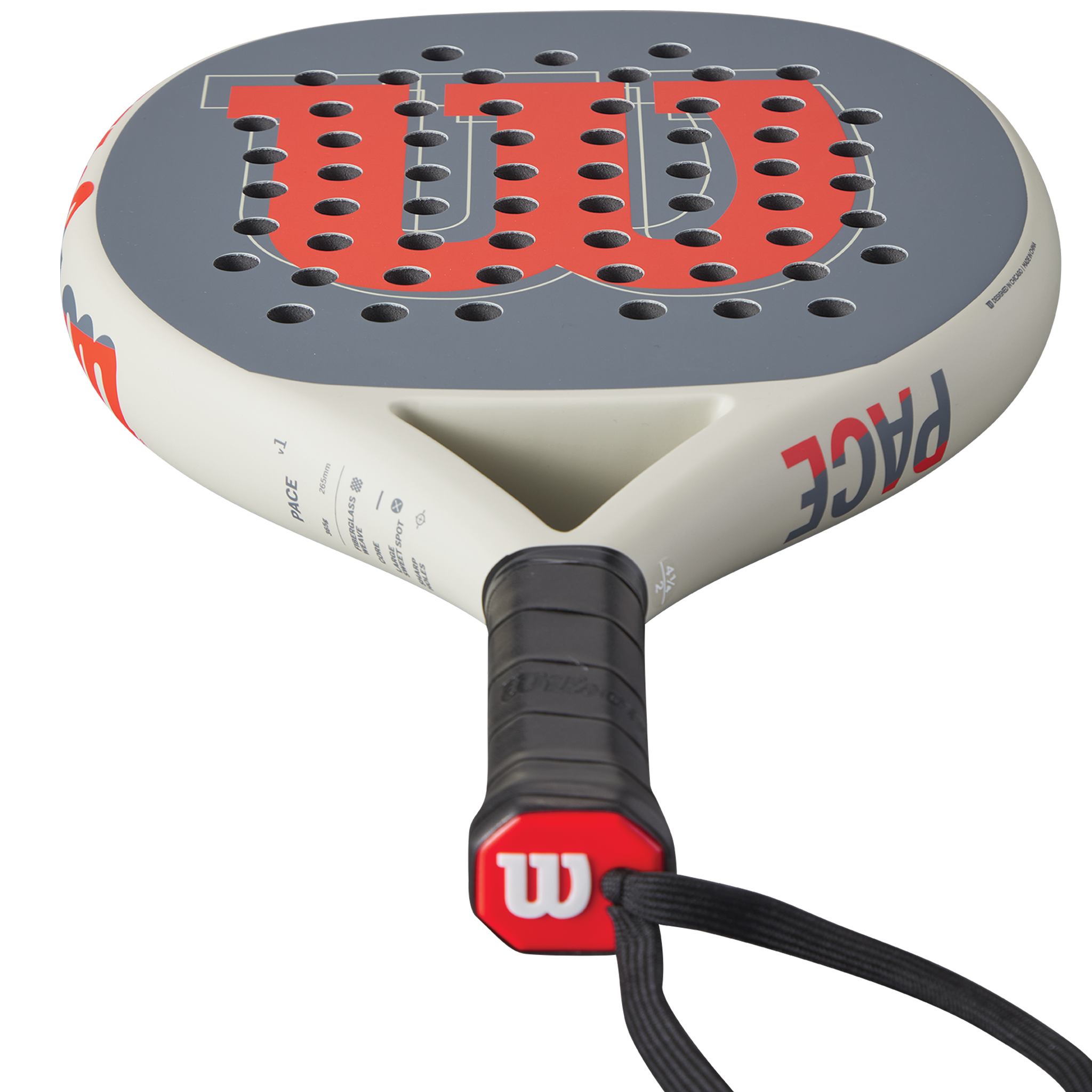 Wilson Pace V1 Padel Red