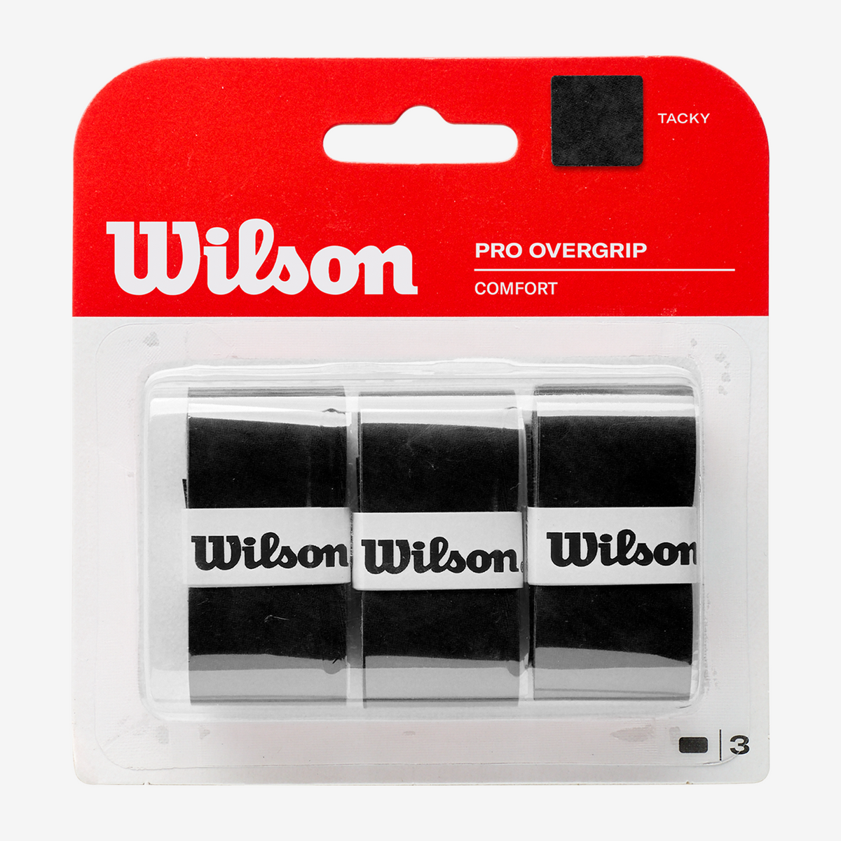 Wilson Pro Overgrip Black 3 Pack