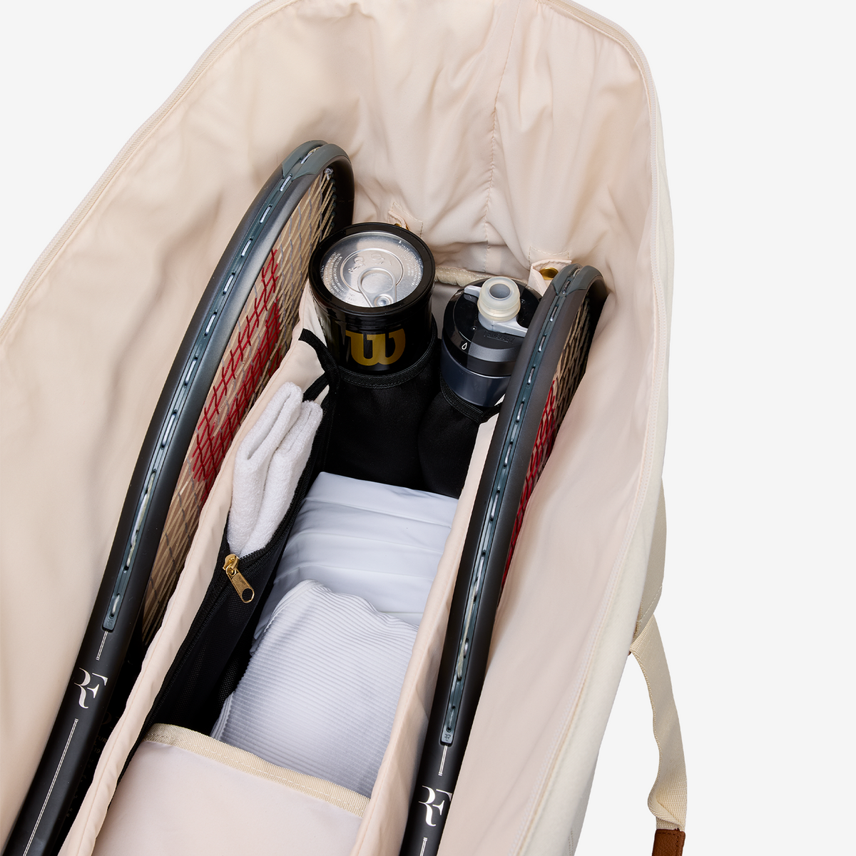 Wilson RF Lawn Collection Practice Bag 6 Pack Cream (2026)
