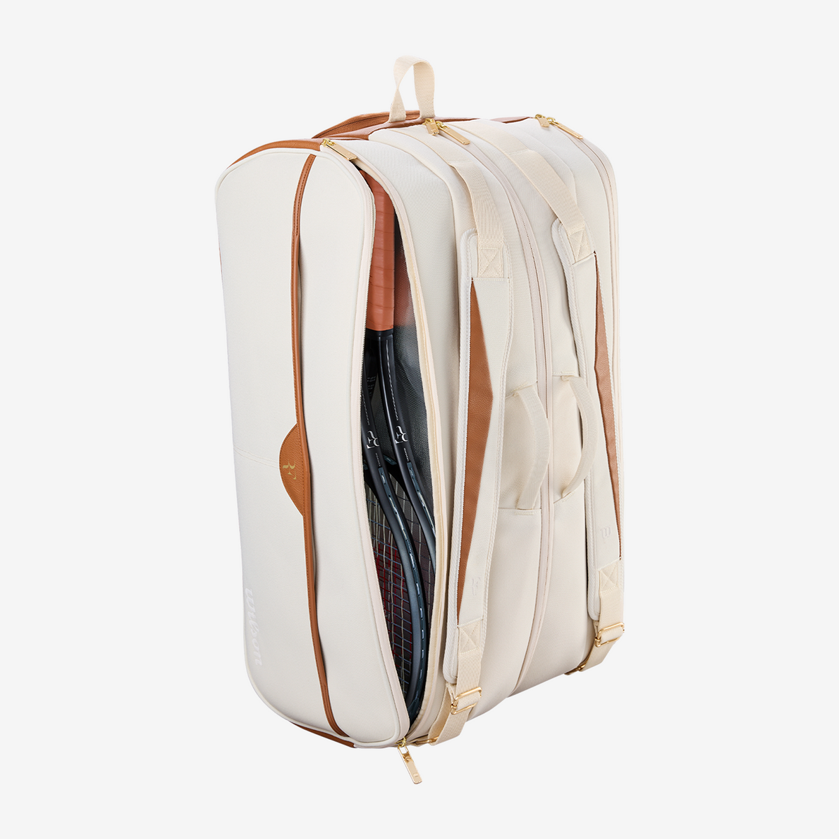 Wilson RF Lawn Collection Tournament Racket Bag 15 Pack Cream (2026)