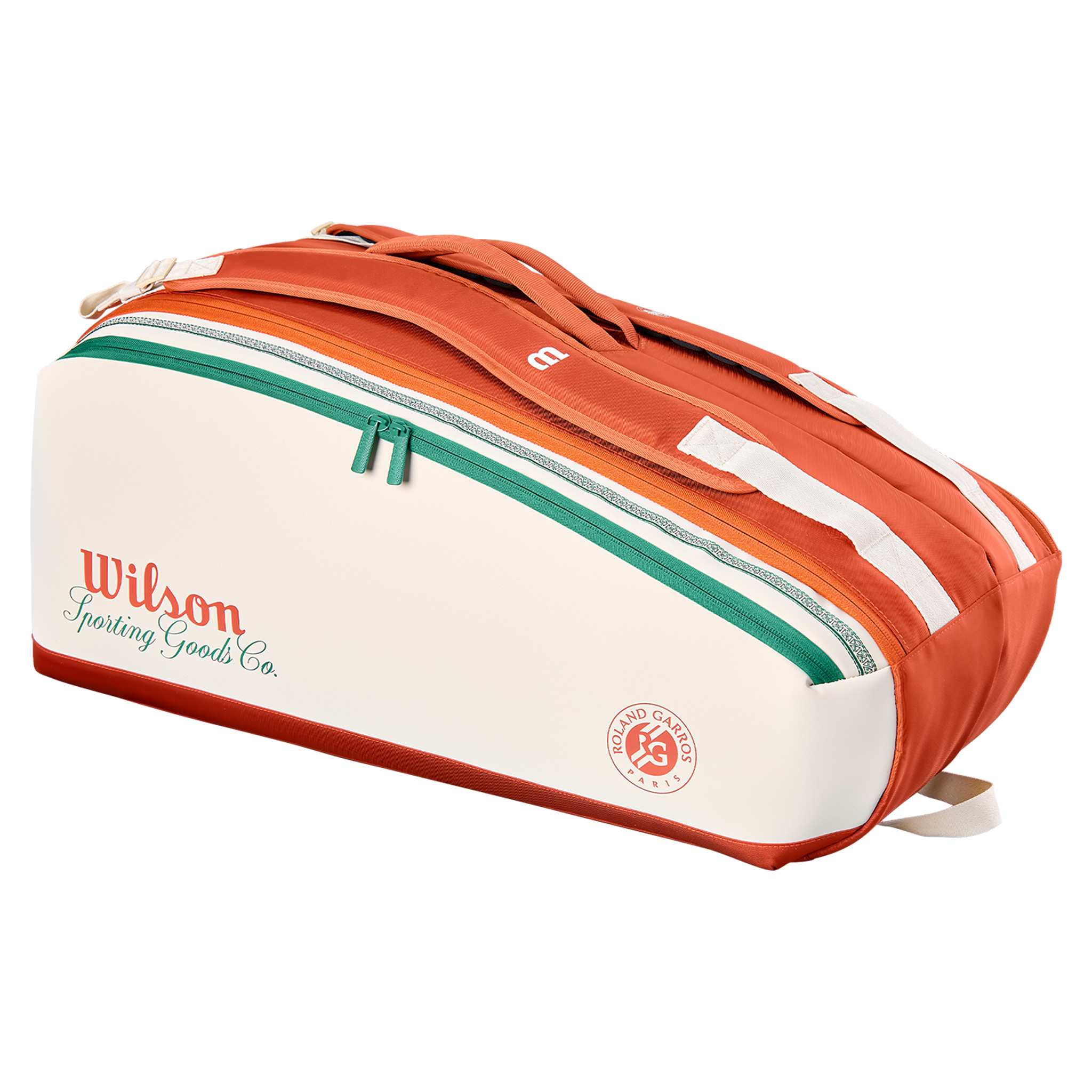 Wilson Roland Garros 9 Racket Bag Cream (2026) - All Things Tennis ltd