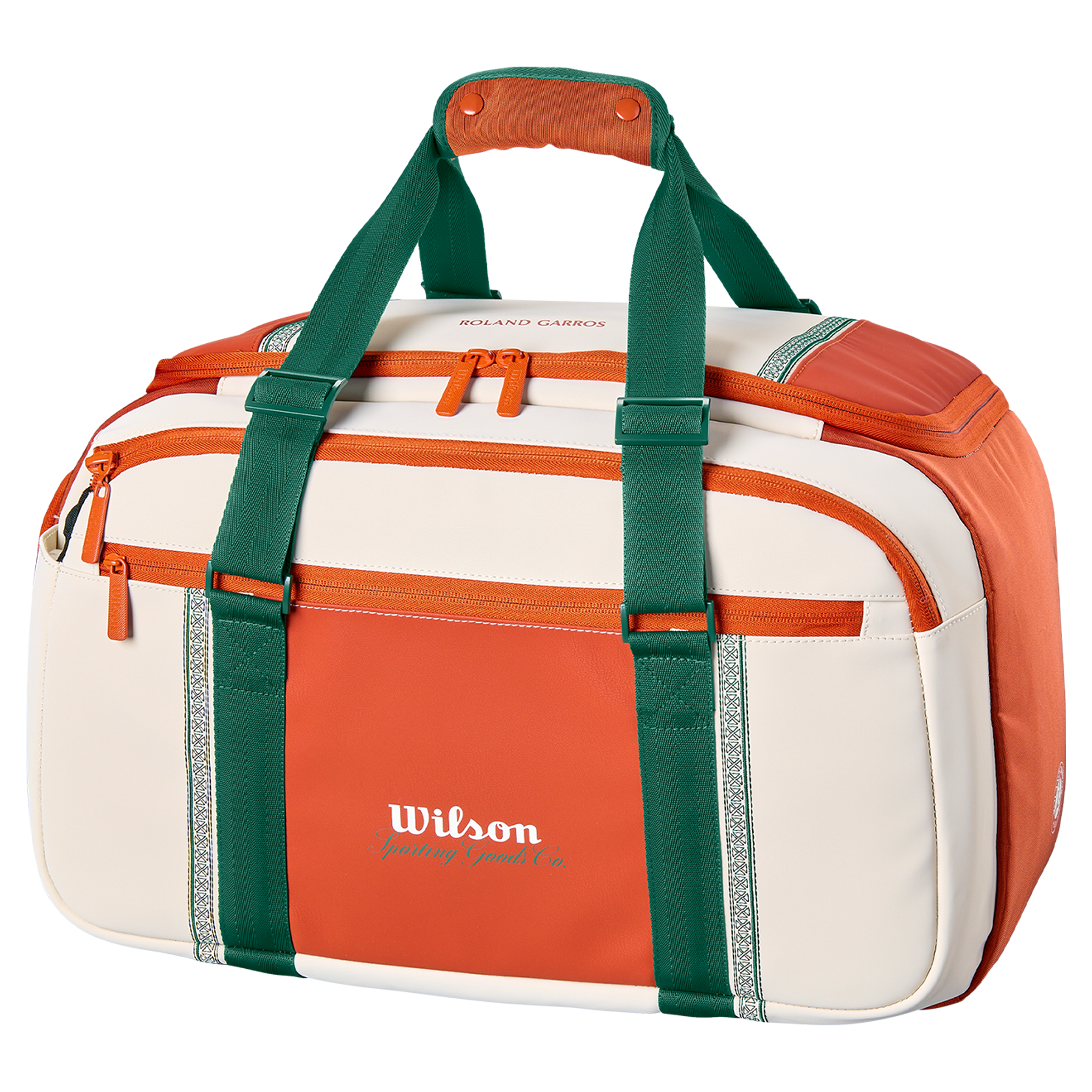 Wilson Roland Garros Small Duffel Cream/Clay (2026) - All Things