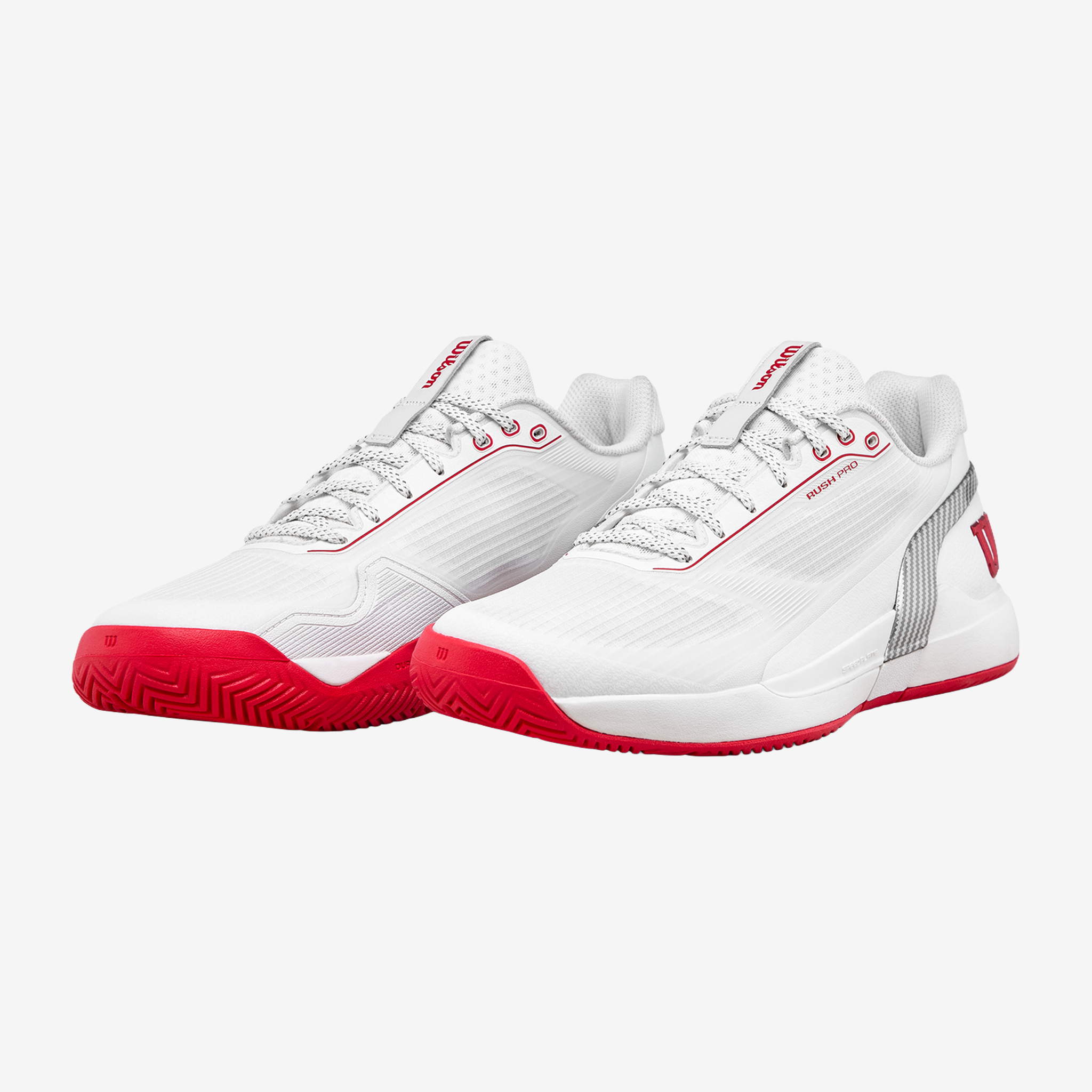 Wilson Rush Pro 5 Men's White/Red/Microchip (2026)