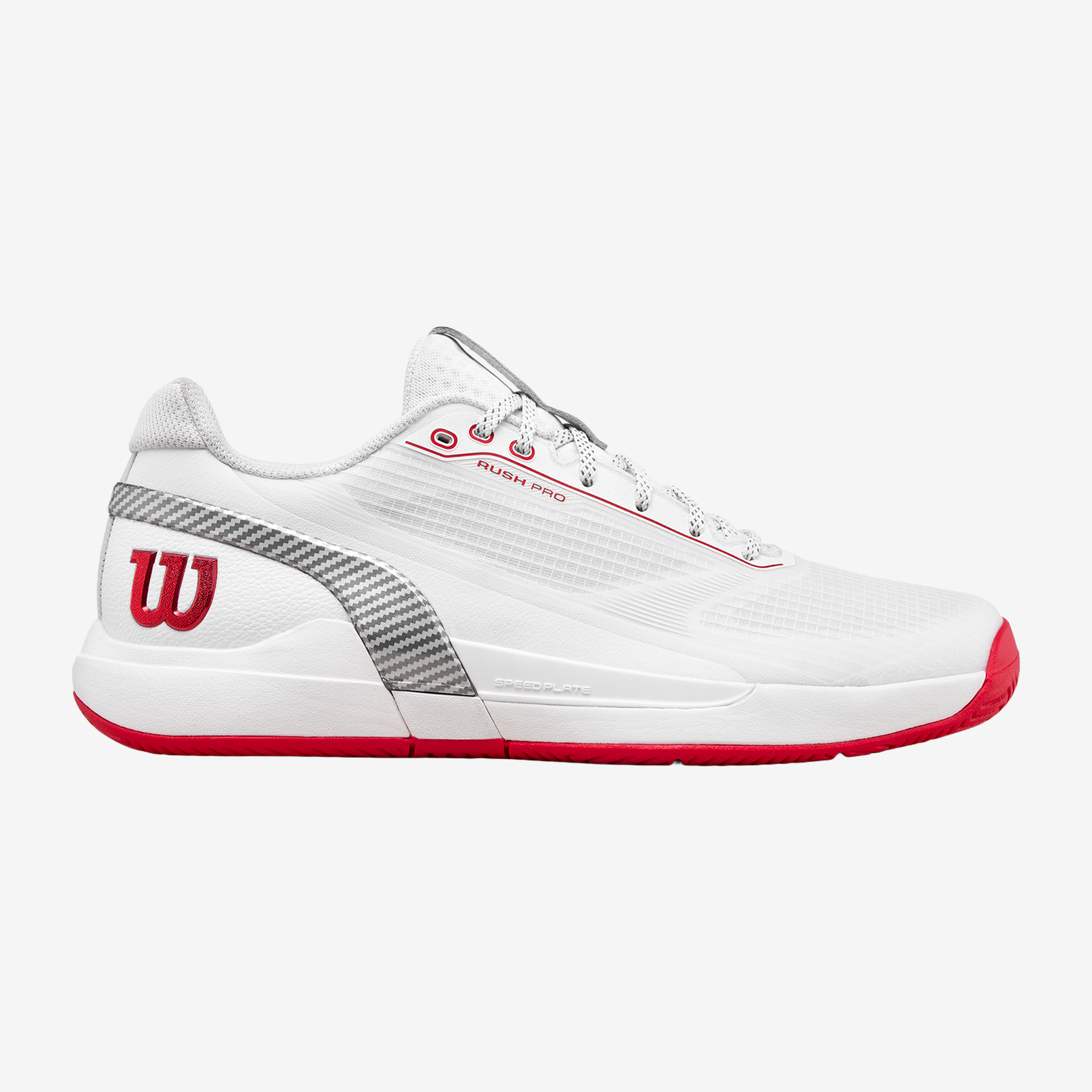 Wilson Rush Pro 5 Men's White/Red/Microchip (2026)