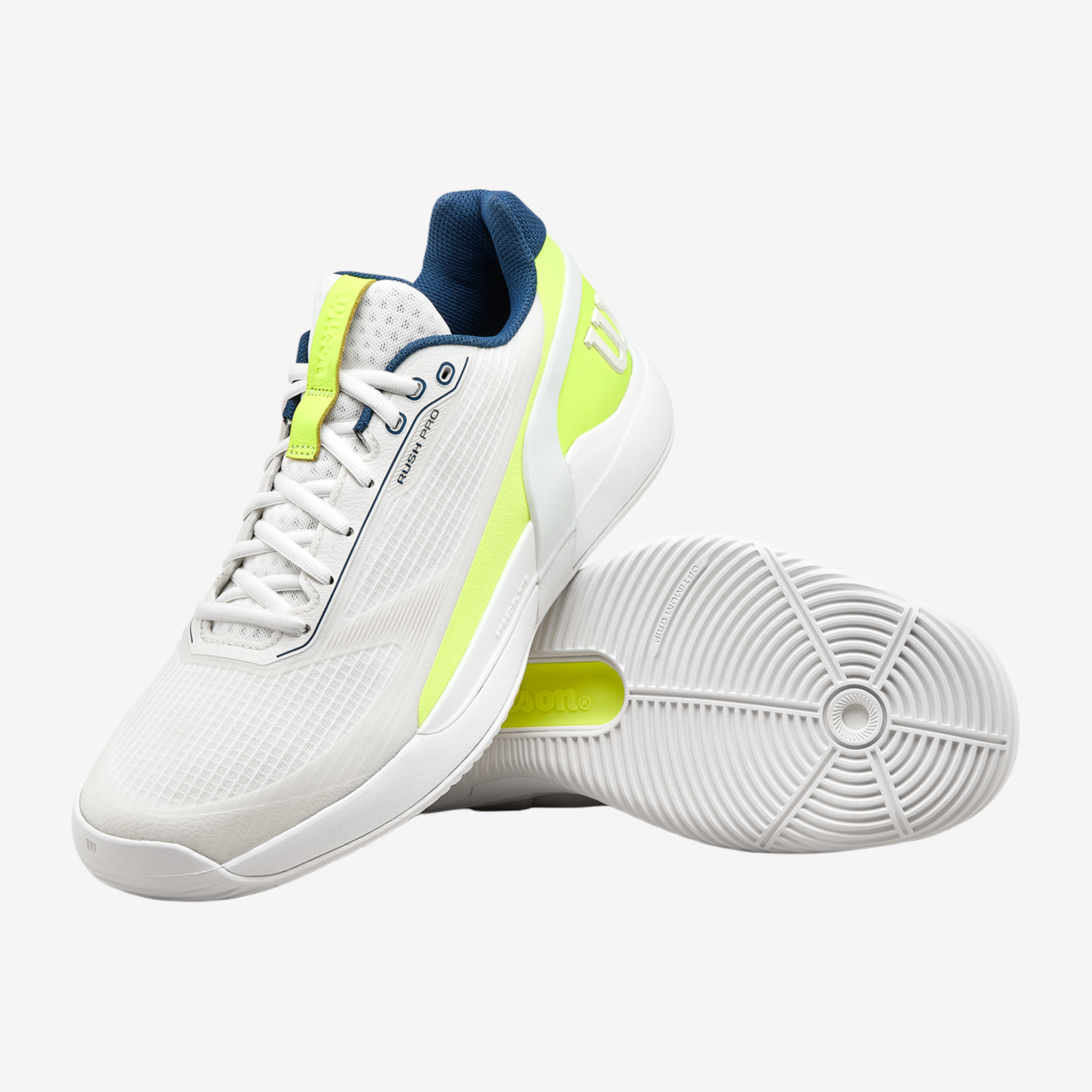 Wilson Rush Pro 5 Padel Men's Snow White/Safety Yellow