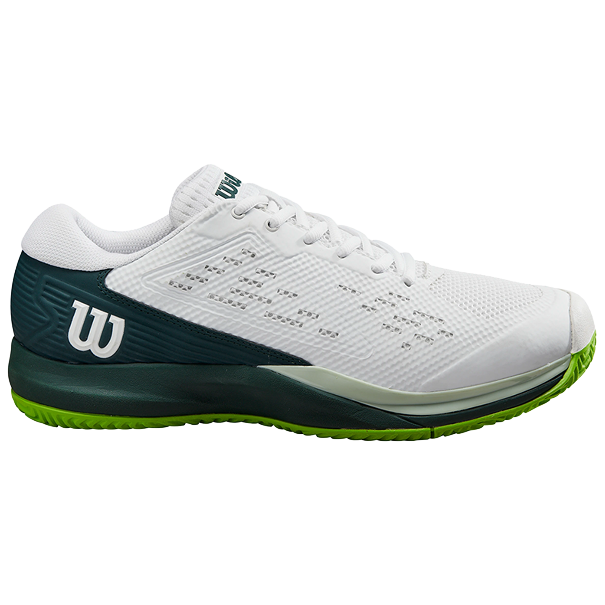 Wilson Rush Pro Ace Men's Tennis Shoe White/Ponderosa/Jas Green