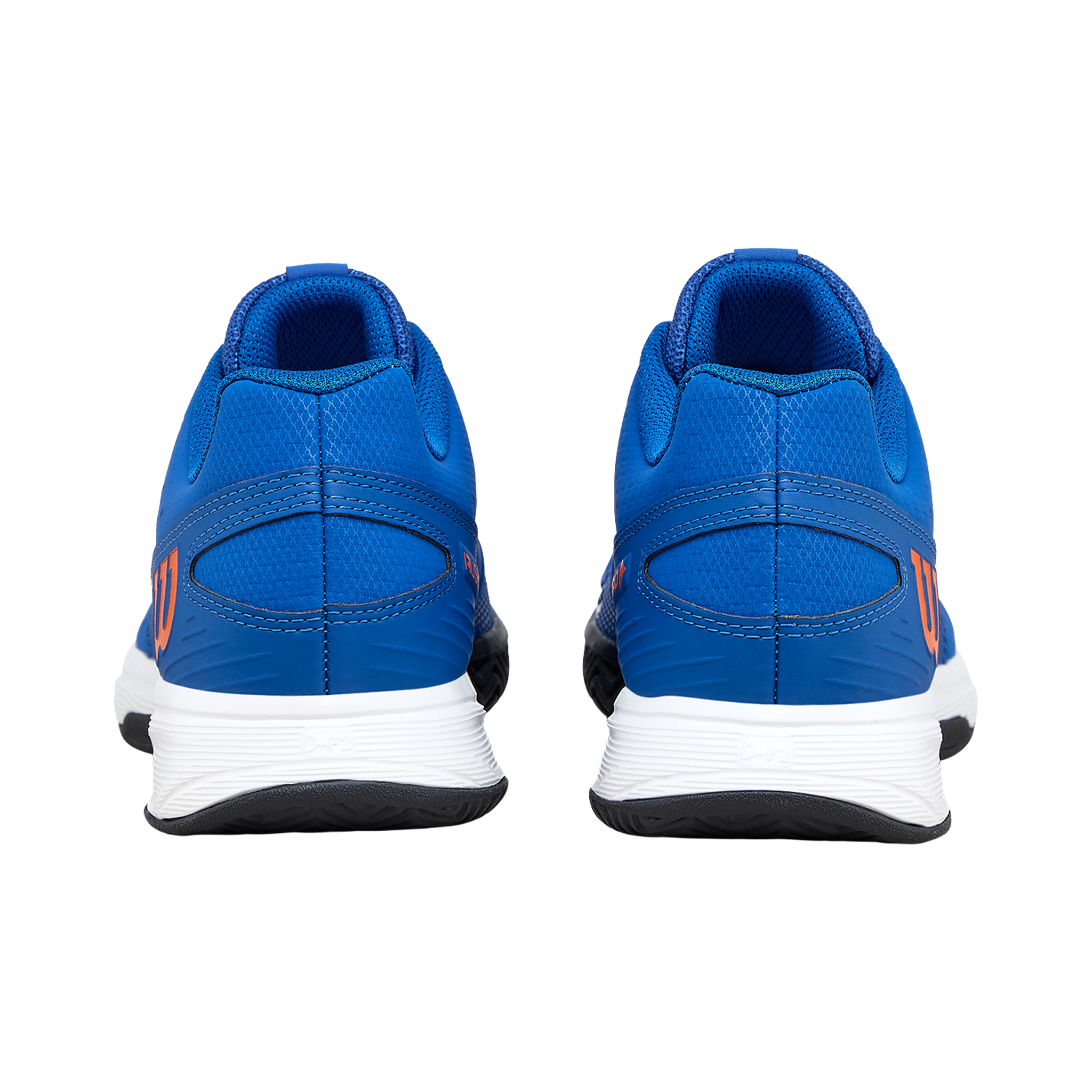 Wilson Rush Pro Junior L DejaVu Blue/Tiger Orange/White