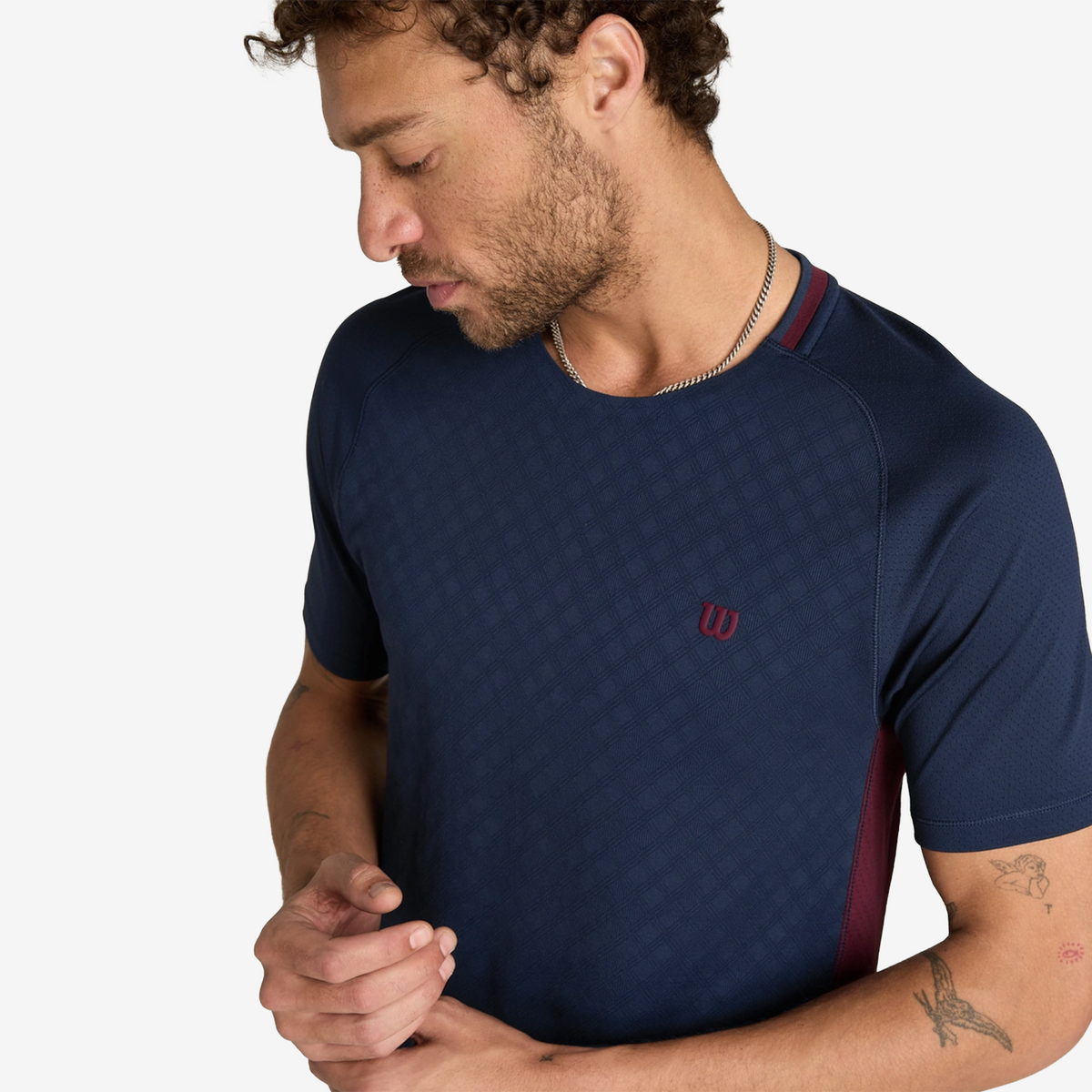 Wilson Serve Out Tee Men's Classic Navy