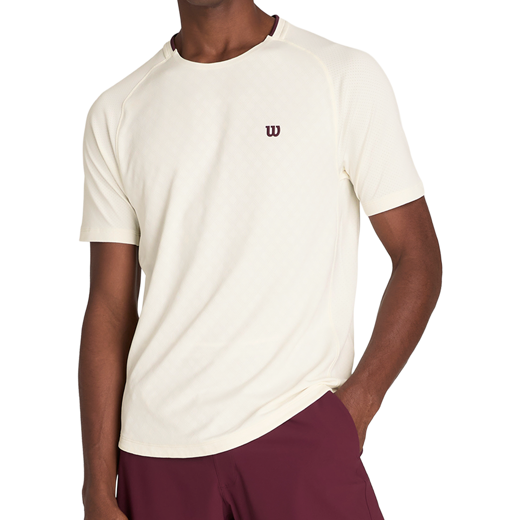 Wilson Serve Out Tee Men's Sandrift