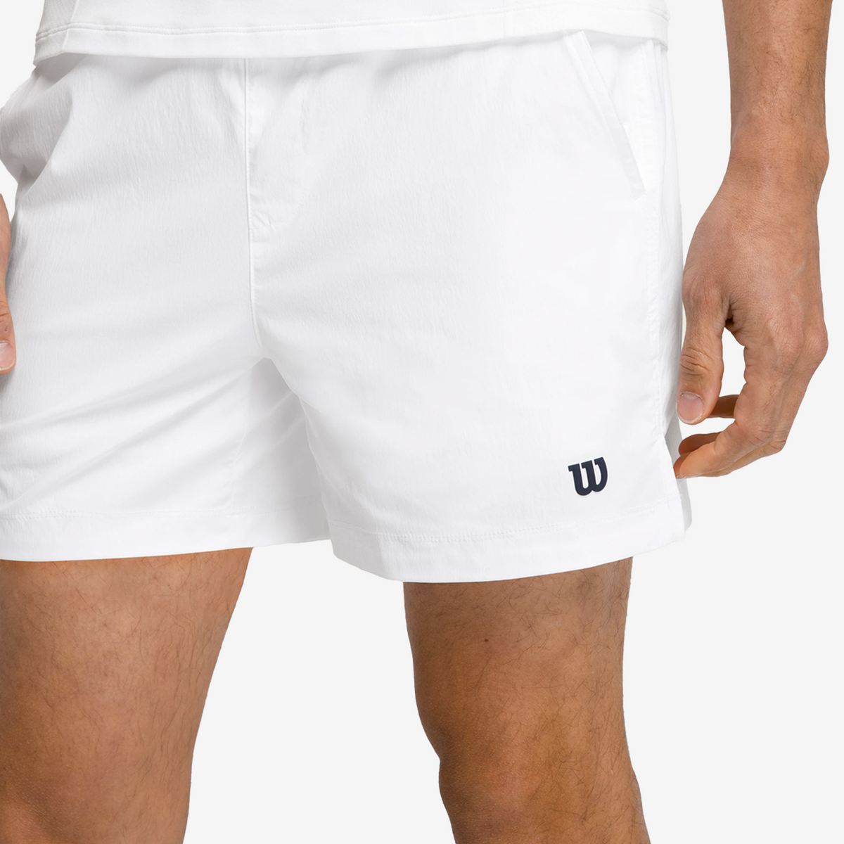 Wilson Tennis Volley Shorts 6" Men's Bright White