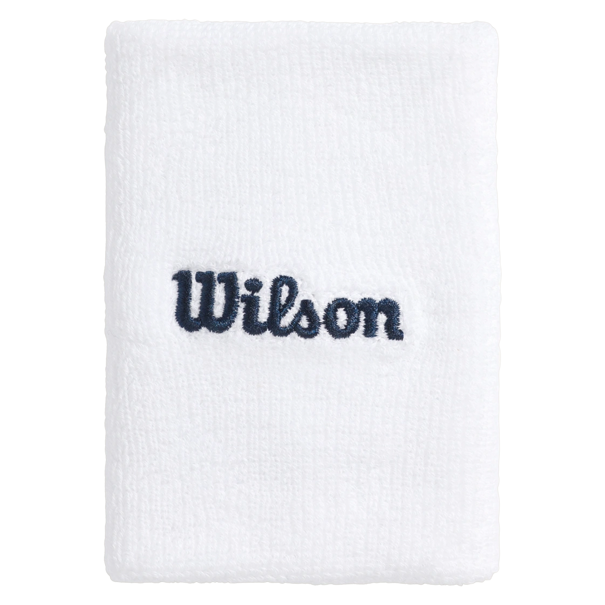 Wilson Wide Terry Wristbands Bright White/Navy
