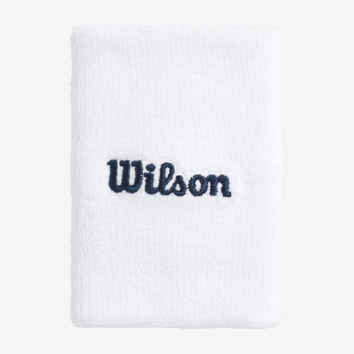 Wilson Wide Terry Wristbands Bright White/Navy