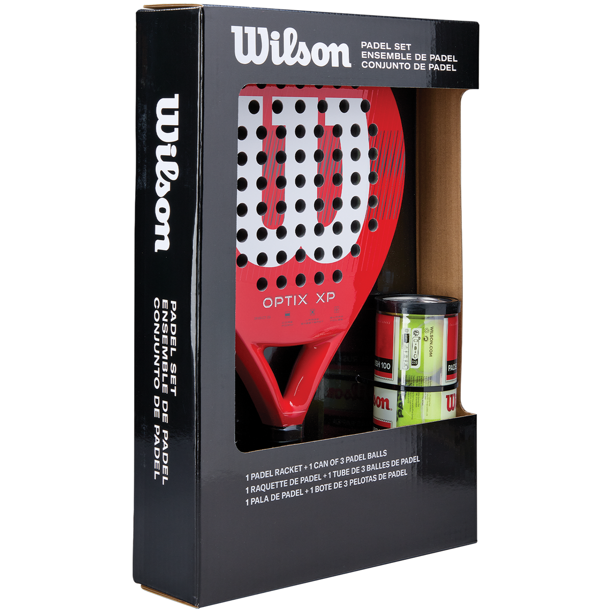 Box Wilson Wilson Optix XP Padel Kit Box Red - All Things Tennis ltd