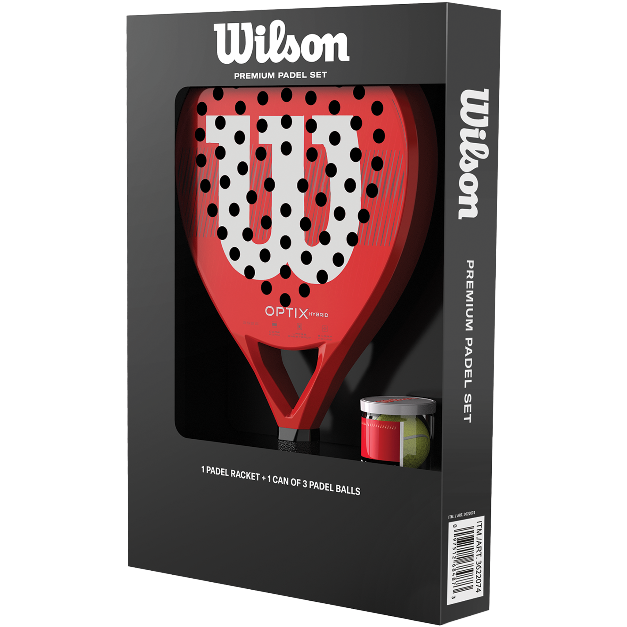 Wilson Optix XP Padel Kit Box Red