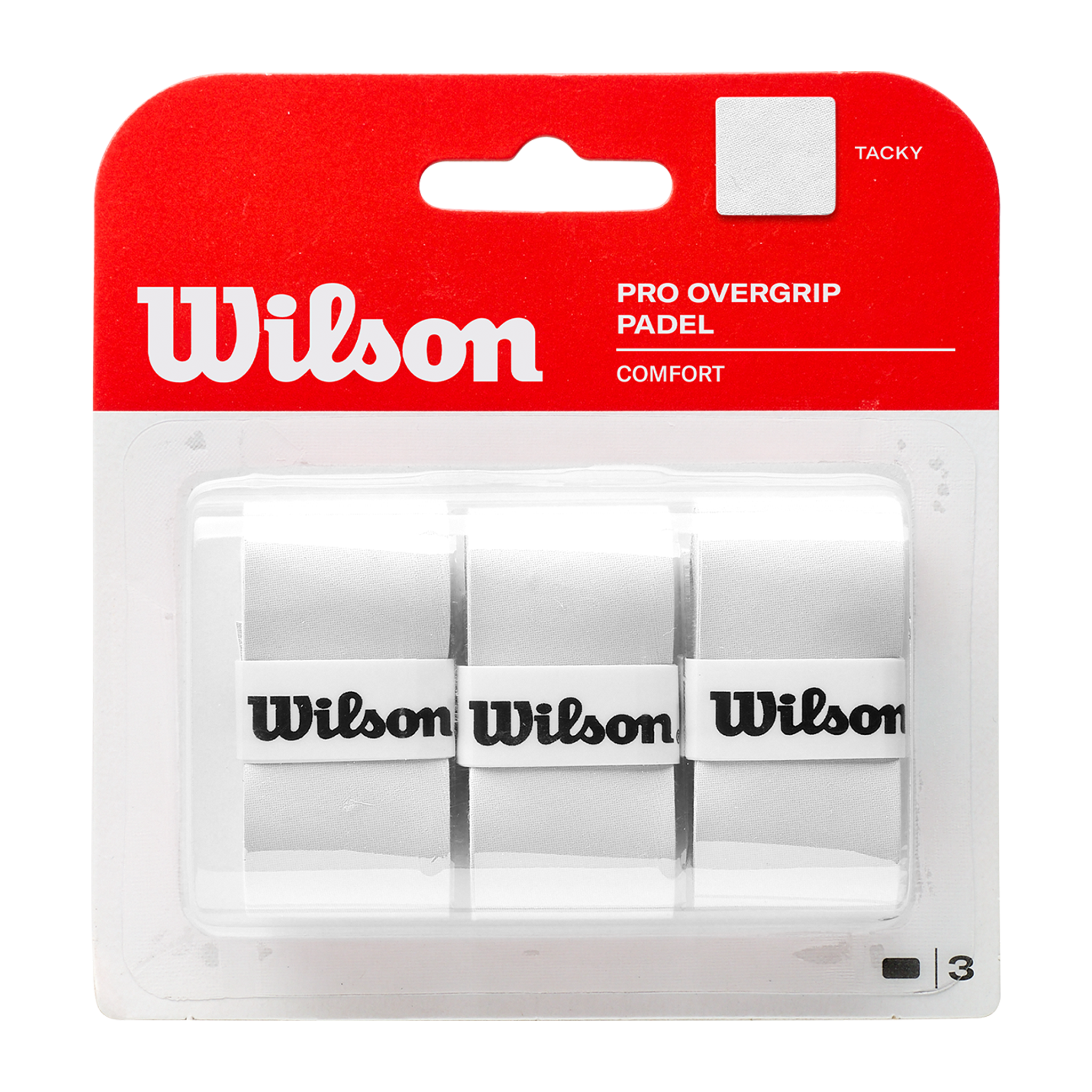 Wilson Pro Overgrip Padel White 3PK