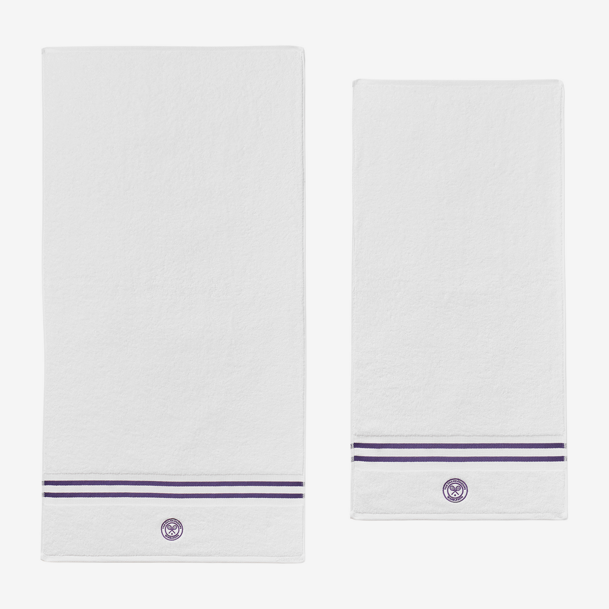 Christy Wimbledon Baseline Towel Set Hand & Bath Purple