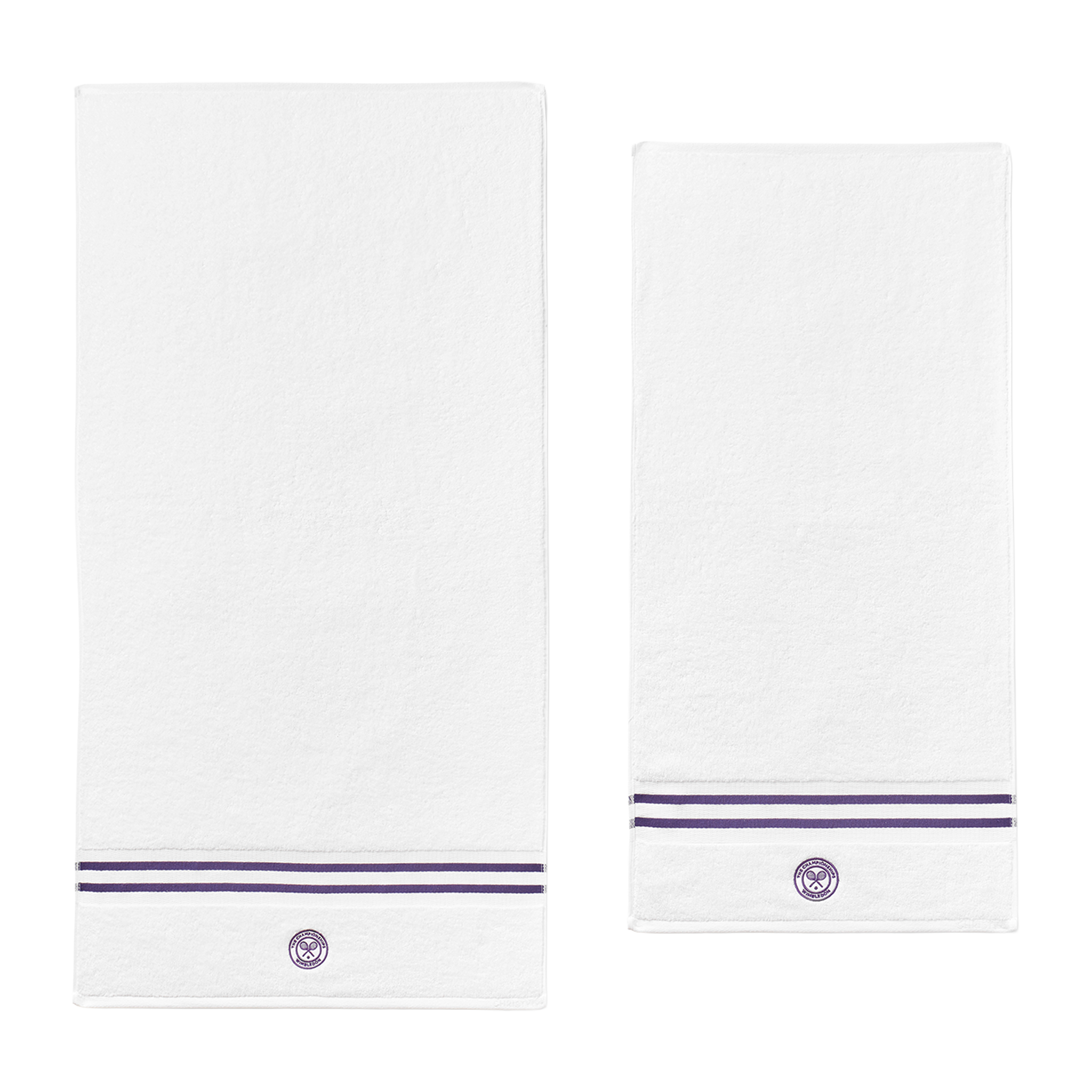 Christy Wimbledon Baseline Towel  Set Hand & Bath Purple